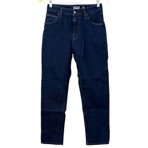 Patagonia Dark Wash Straight Fit Denim Jeans Pockets Size 27 Casual Minimalist